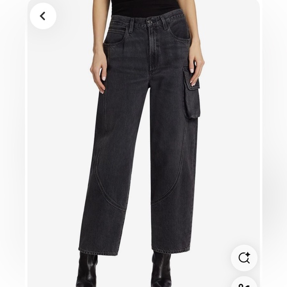 Agolde Relaxed Wide-Leg Jeans Cargo 24 - Picture 1 of 7